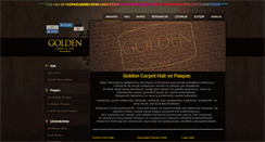 Desktop Screenshot of goldencarpet.com.tr